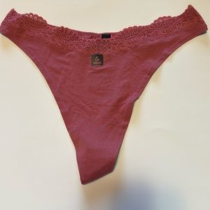 Pink thong